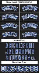Women's Black Royal-White Classic Baseball Jersey 5