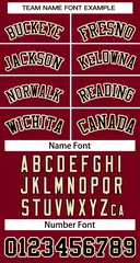 Women's Crimson Black-Khaki Classic Style Baseball Jersey 5