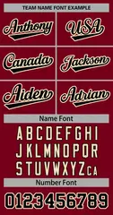 Women's Crimson Black-Khaki Classic Style Baseball Jersey 5