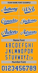 Women's Gold Royal-White Classic Baseball Jersey 5