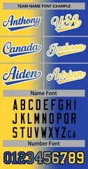 Women's Gold Royal-White Gradient Fashion Baseball Jersey 5