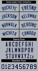 Women's Gray Navy White Classic Baseball Jersey 5
