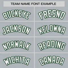 Women's Green Gray Color Block Mesh Basketball Jersey 3