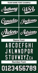 Women's Green White-Black Classic Baseball Jersey 5