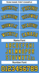 Women's Light Blue Gold-Navy Classic Baseball Jersey 5
