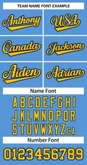 Women's Light Blue Gold-Navy Classic Baseball Jersey 5