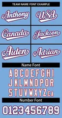 Women's Light Blue White Royal Classic Baseball Jersey 5