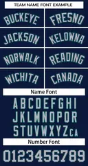Women's Navy Gray Classic Baseball Jersey 5