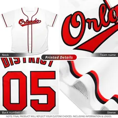 Women's Navy Red-White Classic Baseball Jersey 4