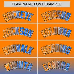 Women's Orange Royal Gradient Mesh Basketball Jersey 3