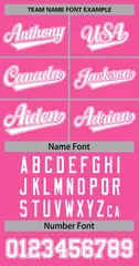 Women's Pink White-Pink Classic Baseball Jersey 5