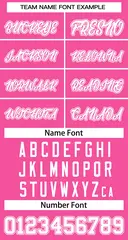 Women's Pink White-Pink Classic Baseball Jersey 5