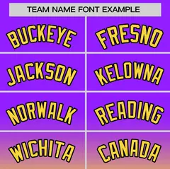 Women's Purple Gold Gradient Mesh Basketball Jersey 3