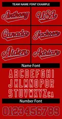 Women's Red Navy Classic Baseball Jersey 5