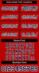 Women's Red Navy White Classic Baseball Jersey 5