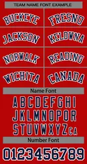 Women's Red Navy-White Classic Baseball Jersey 5