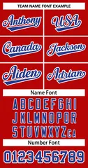 Women's Red Royal-White Classic Baseball Jersey 5