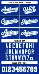 Women's Royal White Light Blue Classic Baseball Jersey 5