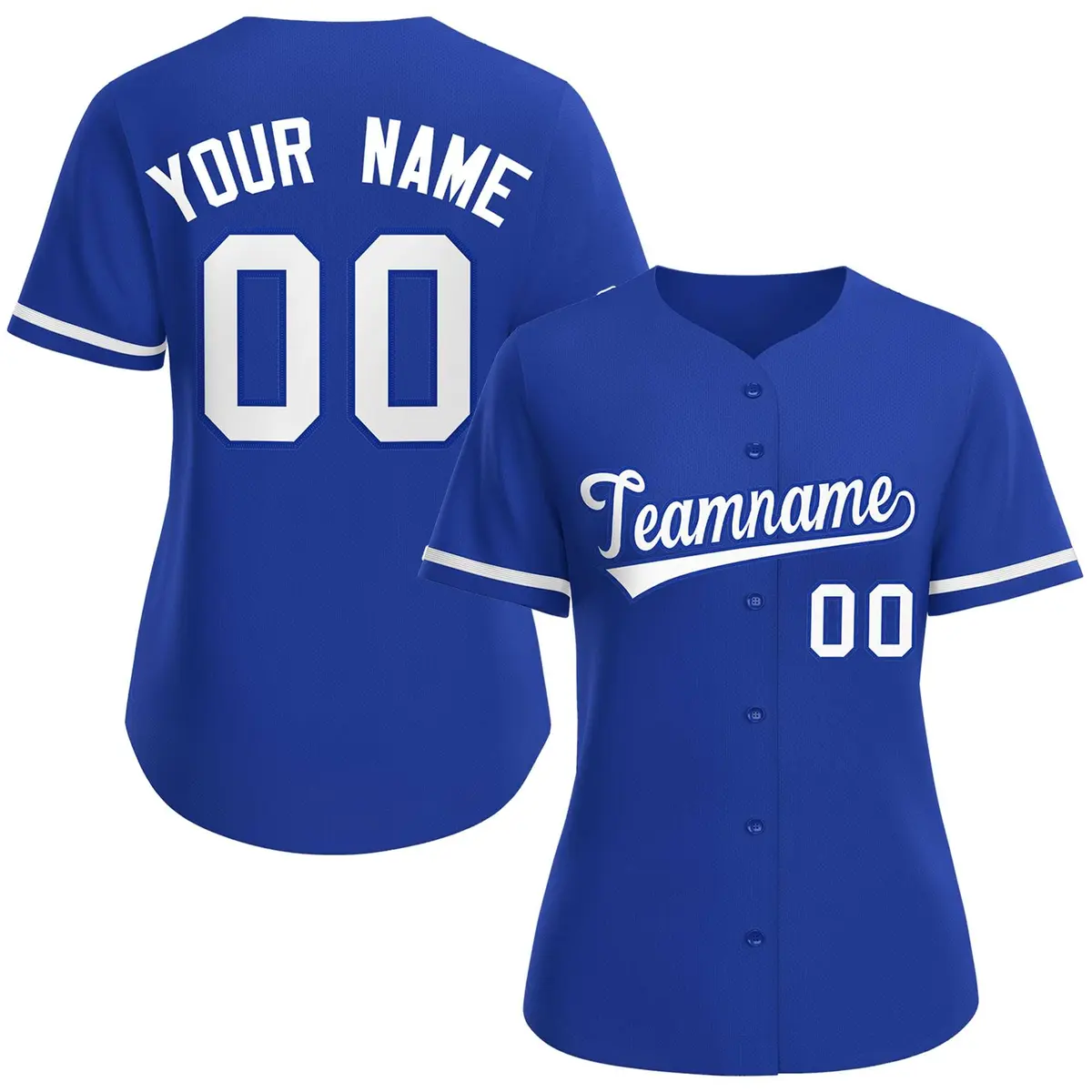 Women's Royal White-Royal Classic Baseball Jersey