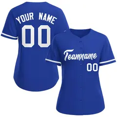 Women's Royal White-Royal Classic Baseball Jersey 1