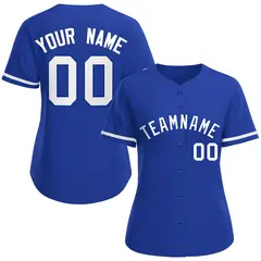 Women's Royal White-Royal Classic Baseball Jersey 1