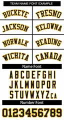 Women's White Black Gold Classic Style Baseball Jersey 5