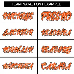 Women's White Orange-Black Classic Mesh Basketball Jersey 3