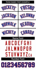 Women's White Royal Classic Style Baseball Jersey 5