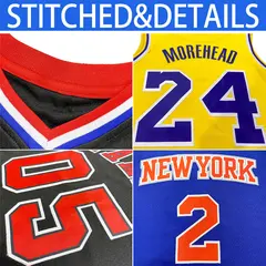 Women's Yellow Black-Red Classic Mesh Basketball Jersey 6