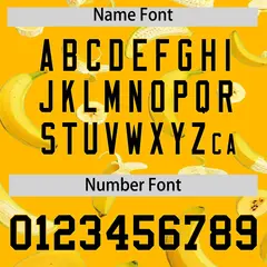 Yellow Banana Graffiti Pattern Fashion Baseball Jersey 3
