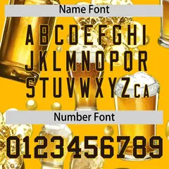 Yellow Beer Day Parties Baseball Jersey 4