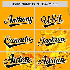 Yellow Black Beer Pattern National Beer Day Baseball Jersey 3