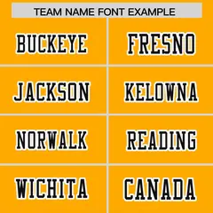 Yellow Black Gradient Side Pattern Authentic Football Jersey 3