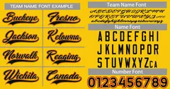 Yellow Black Red Classic Authentic Baseball Jersey 3