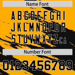 Yellow Black Scratch Pattern Authentic Football Jersey 4