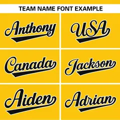 Yellow Black Side Spot Raglan Pullover Baseball Jersey 3