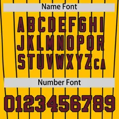 Yellow Black Stripe Authentic Fashion Baseball Jersey 4