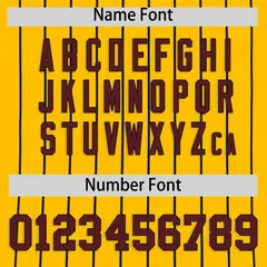 Yellow Black Stripe Authentic Fashion Baseball Jersey 4