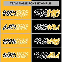 Yellow Black Two Tone Split Full-Snap Varsity Letterman Jacket 5