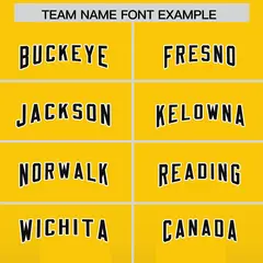 Yellow Black Vertical Stripe Gradient Team Football Jersey 3