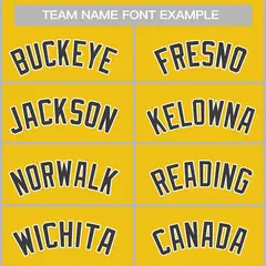 Yellow Black-White Classic Casual Basketball Jersey 3