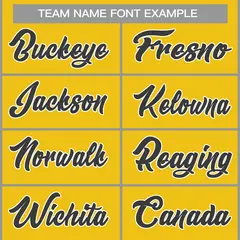 Yellow Black-White Classic Casual Basketball Jersey 3