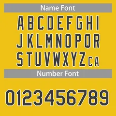 Yellow Black-White Classic Casual Basketball Jersey 4