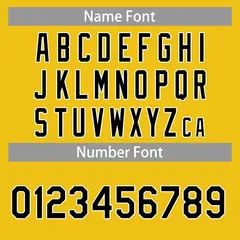 Yellow Black-White Classic Casual Basketball Jersey 4