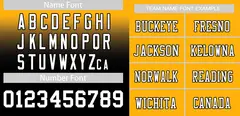 Yellow Black-White Gradient Outdoor Football Jersey 3