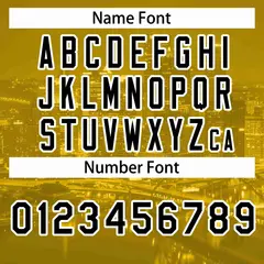 Yellow Black-White Pittsburgh City Skyline Baseball Jersey 4