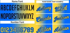 Yellow Blue Black-Blue Gradient Tilted Basketball Jersey 3