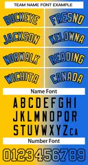 Yellow Blue-Black Gradient Fashion Basketball Jersey 3