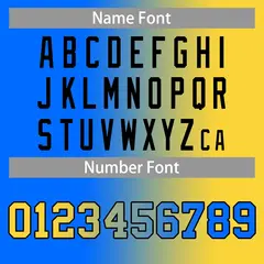 Yellow Blue Black Gradient Fashion Basketball Jersey 6