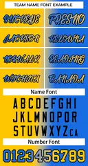 Yellow Blue-Black Gradient Fashion Basketball Jersey 3